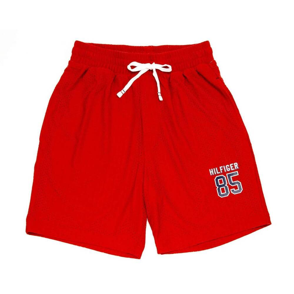 NEW TOMMY HILFIGER men's essential sport short in mahogany
